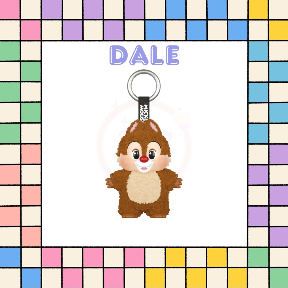 POP MART-MICKEY FAMILY CUTE TOGETHER KEYCHAIN-DALE